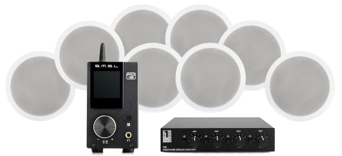 SMSL Audio AD18 & System One IC620 inbyggnadshgtalare, 4 par i gruppen Paket / Multiroom - Ntverk & Hgtalarvxel hos Ljudfokus.se (SETAD18PKT1)