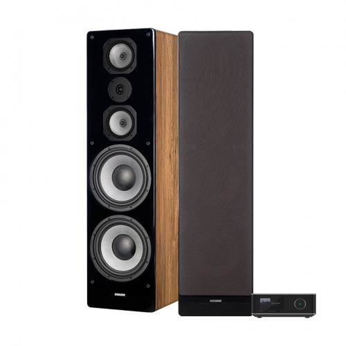 Wiim Amp Ultra & Dynavoice Challenger M-105EX v4 Ek Stereopaket Golvhgtalare i gruppen Paket / Hifi - Musikanlggning hos Ljudfokus.se (SETAMPULTRAPKT2)