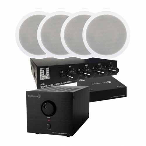 Dayton Audio APA150 & System One IC820 Allrumspaket XL i gruppen  hos Ljudfokus.se (SETAPA150PKT1)