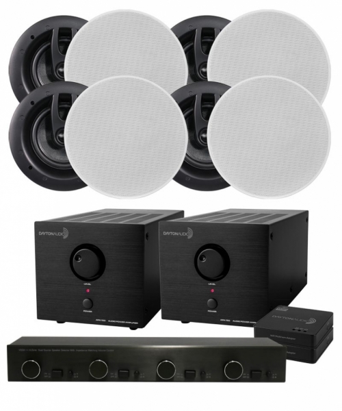 Dayton Audio APA150 & System One IC670, 4-zons system med tv frstrkare i gruppen  hos Ljudfokus.se (SETAPA150PKT16)