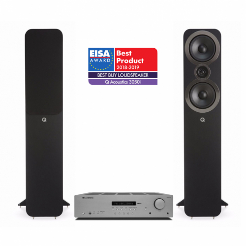 Cambridge AXR100 & Q Acoustics 3050i Stereopaket i gruppen Paket / Hifi - Musikanlggning hos Ljudfokus.se (SETAXR100PKT5)