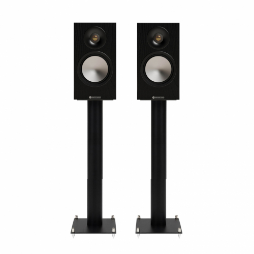 Monitor Audio Bronze 50 7G Svarta med Custom Design RS-202 högtalarstativ i gruppen Högtalare / Stativhögtalare hos Ljudfokus.se (SETB507GPKT4)