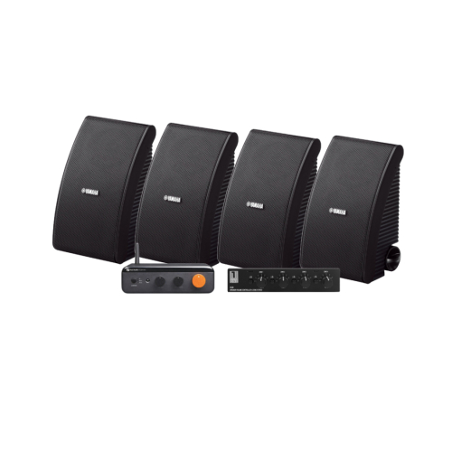 Fosi Audio BT20A Max med SC4B & 2 par Yamaha NS-AW392 Svarta Utomhushögtalare i gruppen Multiroom / Förstärkarpaket hos Ljudfokus.se (SETBT20AMAXPKT5)