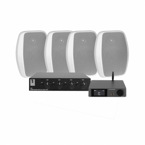 Dynavoice CA802BT med System One SC4B högtalarväxel & OD570 Utomhushögtalare, 2 par i gruppen Paket / Multiroom hos Ljudfokus.se (SETCA802BTPKT12)