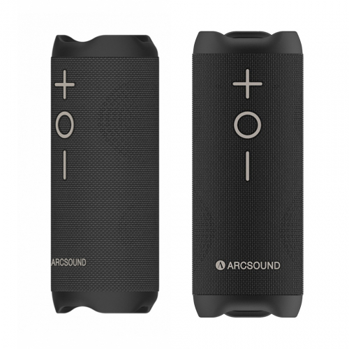 Arcsound EDGE brbar Bluetooth-hgtalare med IPX6-klassning, svart 2-PACK i gruppen Hgtalare / Bluetooth hgtalare hos Ljudfokus.se (SETEDGEX2)