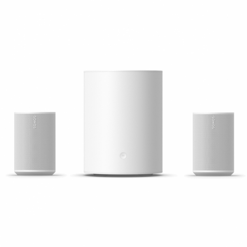 Sonos Era 100 & Sub Mini Stereopaket Wifi 2.1 Vitt i gruppen Paket / Aktiva Hgtalarsystem hos Ljudfokus.se (SETERA100PKT2)