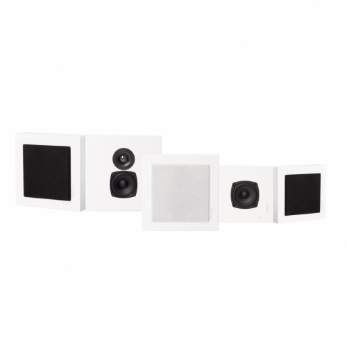 DLS Flatbox Mini Hgtalarpaket Hemmabio 5.0 Vitt i gruppen Kampanj / Pskrea hos Ljudfokus.se (SETFBMINIPKT5)
