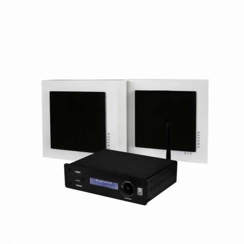 System One A50BT & DLS Flatbox Slim Mini Stereopaket i gruppen Paket / Hifi - Musikanlggning hos Ljudfokus.se (SETFBMINIPKT6)