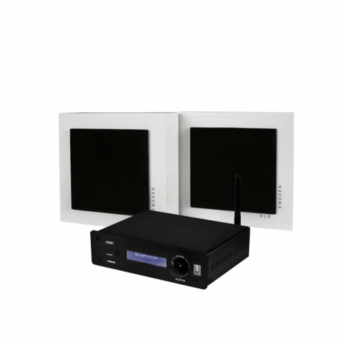 System One A50BT & DLS Flatbox Slim Mini Stereopaket i gruppen Kampanj / Pskrea hos Ljudfokus.se (SETFBMINIPKT6)