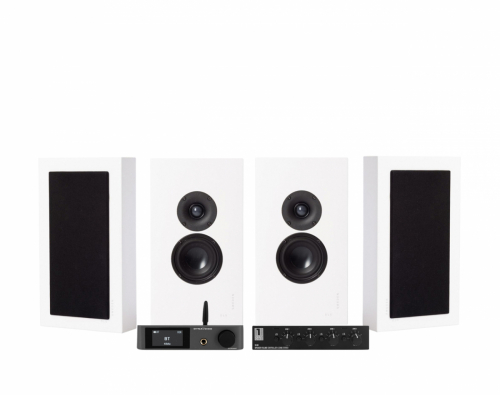 Dynavoice CA802BT med SC4B & 2 par DLS Flatbox Midi Vita Vgghgtalare i gruppen Multiroom / Frstrkarpaket hos Ljudfokus.se (SETFLATBOXMIDIPKT1)