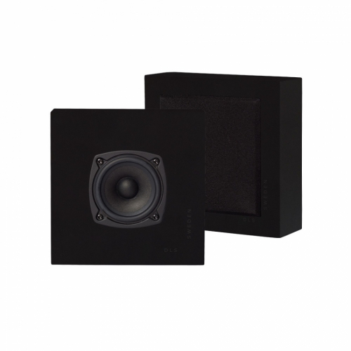 DLS Flatbox Slim Mini vgghgtalare, mattsvart stereopar i gruppen Hgtalare / Vgghgtalare hos Ljudfokus.se (SETHFB18188SBX2)