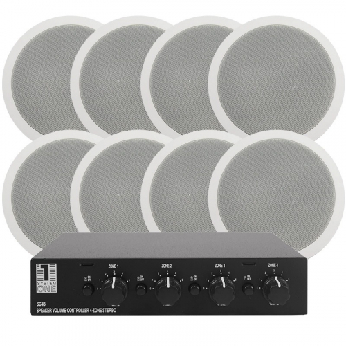 System One SC4B hgtalarvxel & System One IC620, 4 par i gruppen Paket / Multiroom - Ntverk & Hgtalarvxel hos Ljudfokus.se (SETIC620PKT3)