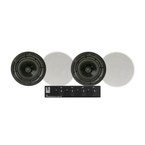 System One SC4B högtalarväxel & 2 par DLS IC623 Slim Inbyggnadshögtalare i gruppen Multiroom / Högtalarväxel hos Ljudfokus.se (SETIC623PKT1)