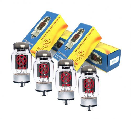 JJ Electronics KT88 matchade effektrr, 4-pack i gruppen Tillbehr / Elektroniktillbehr hos Ljudfokus.se (SETJJKT88)