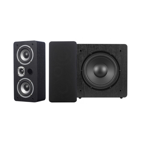 Dynavoice Magic LCR-4 EX v.3 med Challenger Sub 8 Högtalarpaket 2.1 Svart i gruppen Paket / Högtalare för musik hos Ljudfokus.se (SETLCR4PKT5)