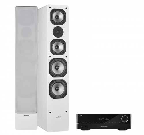 Dynavoice Challenger M-65 EX v4 Vita & Harman/Kardon HK3700 i gruppen Paket / Hifi - Musikanläggning hos Ljudfokus.se (SETM65PKT11)