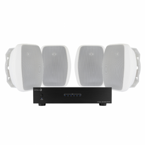 Dayton Audio MA1240 och 2 par System One OD570 Utomhushgtalare i gruppen Multiroom / Frstrkarpaket hos Ljudfokus.se (SETMA1240APKT7)