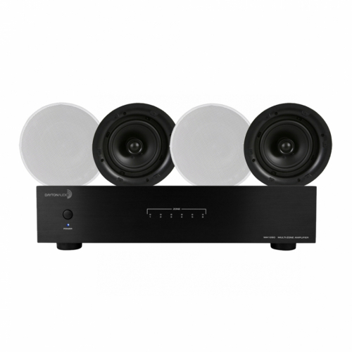 Dayton Audio MA1260 & 2 par DLS IC624 Inbyggnadshgtalare i gruppen Multiroom / Frstrkarpaket hos Ljudfokus.se (SETMA1260PKT4)