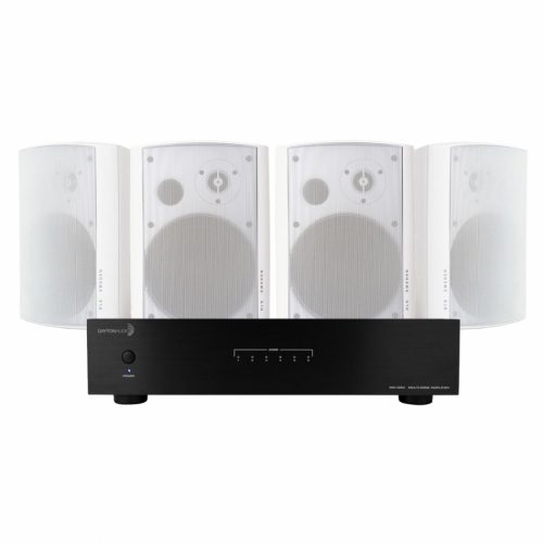 Dayton Audio MA1260 & 2 par DLS MB6i Vita Utomhushgtalare i gruppen Multiroom / Frstrkarpaket hos Ljudfokus.se (SETMA1260PKT5)