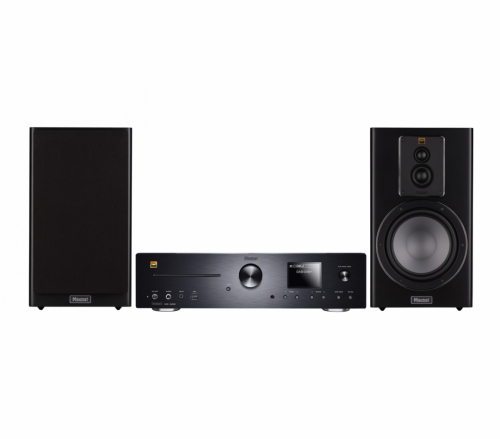 Magnat MC400 & Signature S603 Svarta Stereopaket Stativhgtalare i gruppen Paket / Hifi - Musikanlggning hos Ljudfokus.se (SETMC400PKT1)