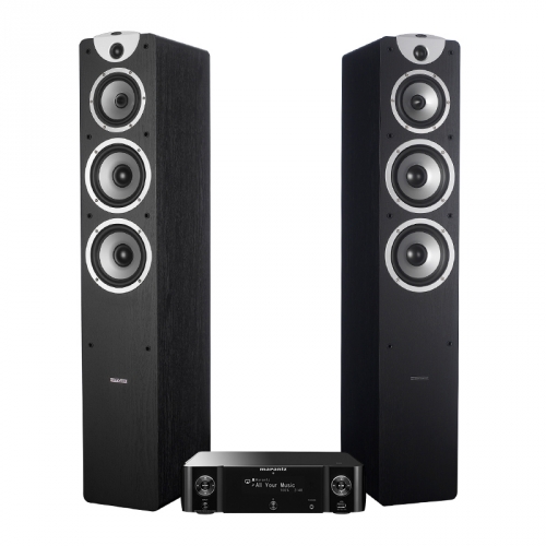 Marantz M-CR511 & Dynavoice Magic F-7 EX v3 Svarta, stereopaket i gruppen Paket / Hifi - Musikanläggning hos Ljudfokus.se (SETMCR511BPKT2)