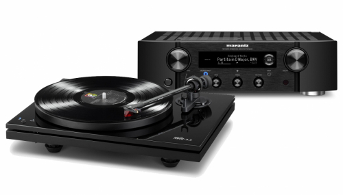 Marantz PM7000N & Music Hall MMF 3.3 Stereopaket Vinyl i gruppen Paket / Elektronikpaket - Stereo hos Ljudfokus.se (SETMMF33PKT1)