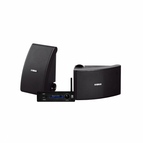 System One A50BT & Yamaha NS-AW592 Svarta Utomhushgtalare Stereopaket i gruppen Kampanj / Utomhusljud hos Ljudfokus.se (SETNSAW392PKT1)