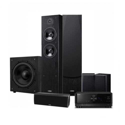 Yamaha RX-V4A & NS-F51 Hemmabiopaket 5.1 i gruppen Paket / Hemmabio - Surroundsystem hos Ljudfokus.se (SETNSF51BPKT1)
