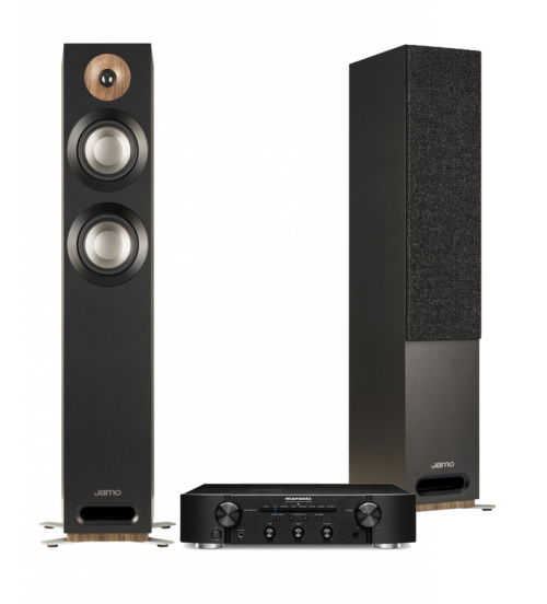 Marantz PM6006 & Jamo S-807 Svarta, stereopaket i gruppen Paket / Hifi - Musikanläggning hos Ljudfokus.se (SETPM6006PKT8)
