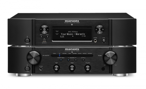 Marantz PM6007 & Marantz NA6006 Svarta, stereopaket i gruppen Paket / Elektronikpaket - Stereo hos Ljudfokus.se (SETPM6007PKT5)