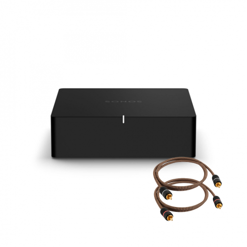 Sonos Port nätverksstreamer med Proson Arctic RCA-ljudkabel i gruppen Multiroom / Nätverksstreamer hos Ljudfokus.se (SETPORTPKT2)