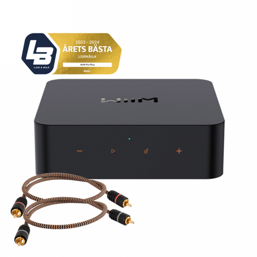 WiiM PRO Plus nätverksstreamer med Proson RCA-ljudkabel 1 meter i gruppen Multiroom / Nätverksstreamer hos Ljudfokus.se (SETPROPLUSPKT1)