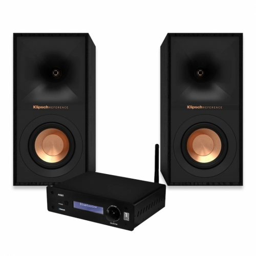 System One A50BT & Klipsch R-40M Stereopaket i gruppen Paket / Hifi - Musikanlggning hos Ljudfokus.se (SETR40MPKT1)