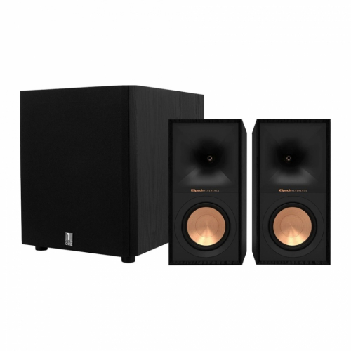 Klipsch R-40M & System One W-100 Hgtalarpaket 2.1 i gruppen Paket / Hgtalare fr musik hos Ljudfokus.se (SETR40MPKT2)