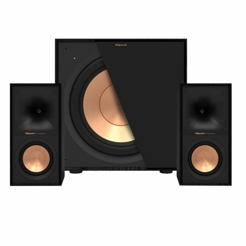 Klipsch R-40M & Klipsch R-101SW Hgtalarpaket Stereo 2.1 i gruppen Kampanj / Lnekampanj hos Ljudfokus.se (SETR40MPKT3)