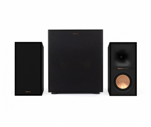 Klipsch R-50M & Klipsch R-120SW Hgtalarpaket Stereo 2.1 i gruppen Paket / Hgtalare fr musik hos Ljudfokus.se (SETR50MPKT6)