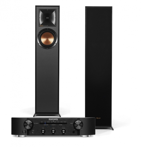 Marantz PM6006 & Klipsch R-610F, stereopaket i gruppen Paket / Hifi - Musikanläggning hos Ljudfokus.se (SETR610FPKT4)