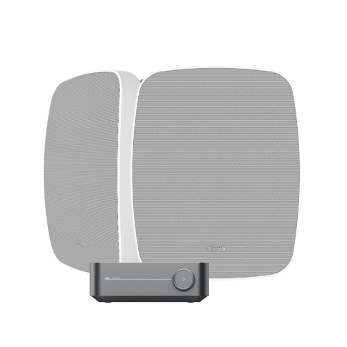 Wiim Amp & Klipsch RSM-650 Vita Utomhushgtalare Stereopaket i gruppen Kampanj / Utomhusljud hos Ljudfokus.se (SETRSM650PKT2)