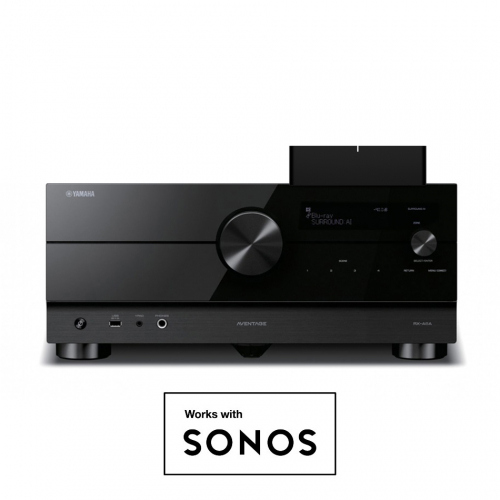 Yamaha Aventage RXA-6A hemmabiofrstrkare med Sonos Port ntverksstreamer i gruppen Frstrkare / Hemmabiofrstrkare hos Ljudfokus.se (SETRXA6APKT1)