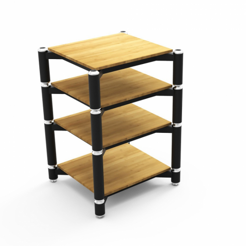 Norstone Spider 4 Hifi-rack, bamboo i gruppen Mbler & Fsten / Hifi-rack & Mediabnkar hos Ljudfokus.se (SETSPIDER4BA)