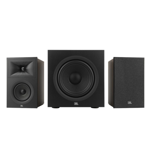 JBL Stage 250B med Stage 200P Högtalarpaket 2.1 Espresso i gruppen Paket / Högtalare för musik hos Ljudfokus.se (SETSTAGE250BPKT1)