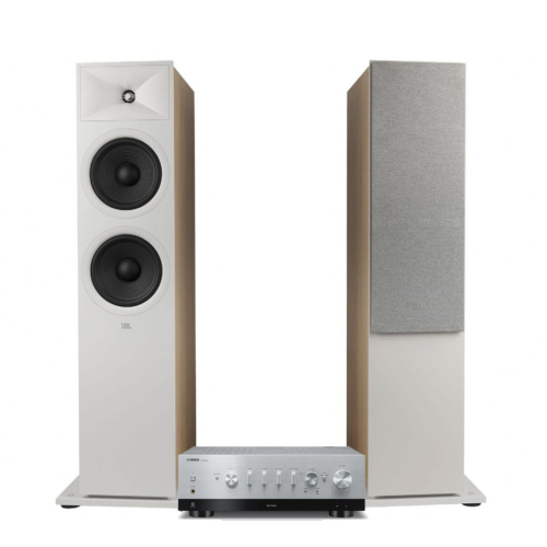 Yamaha R-N800A & JBL Stage 280F Latte Stereosystem med streaming i gruppen Paket / Hifi - Musikanläggning hos Ljudfokus.se (SETSTAGE280FPKT6)