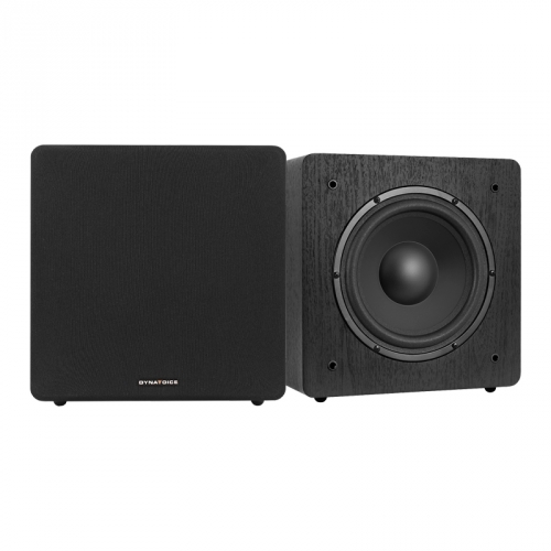 Dynavoice Challenger Sub 8 aktiv subwoofer, svart 2-PACK i gruppen Hgtalare / Subwoofers hos Ljudfokus.se (SETSUB8PKT1)