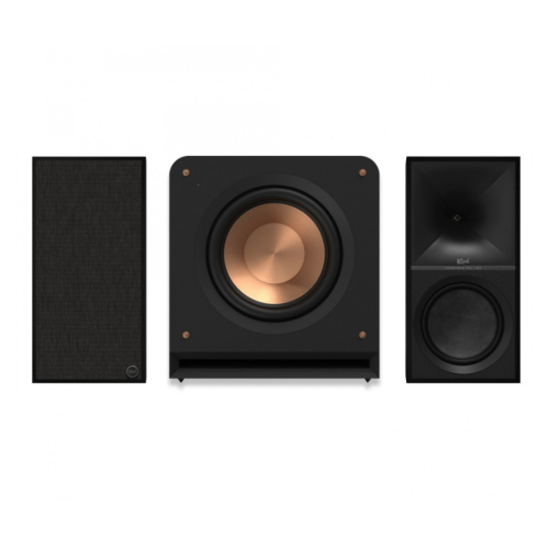 Klipsch The Nines med RP-1200SW Aktiva Stereohögtalare 2.1 Svart i gruppen Paket / Aktiva Högtalarsystem hos Ljudfokus.se (SETTHENINESPKT1)