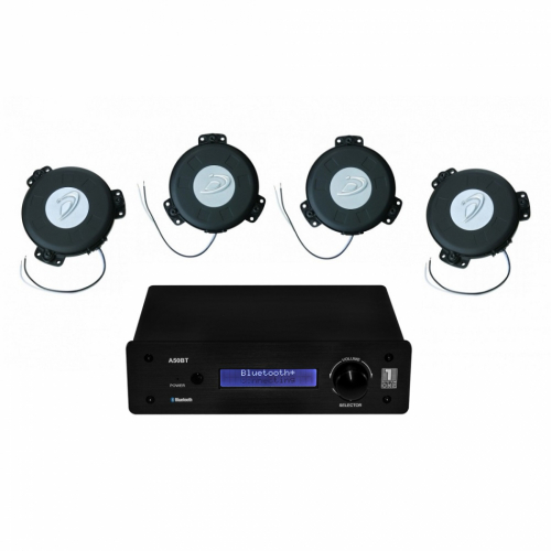 System One A50BT & 4 st Dayton Audio TT25-8, Basshaker-paket i gruppen Paket / Hemmabiopaket hos Ljudfokus.se (SETTT258PKT2)