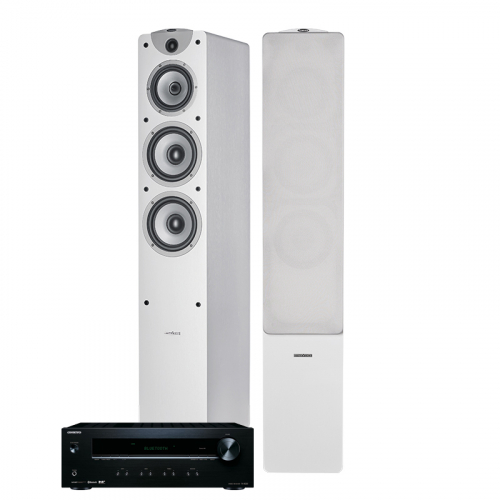 Onkyo TX-8220 & Dynavoice Magic F-7EX v3 Vita Stereopaket i gruppen Kampanj / Pskrea hos Ljudfokus.se (SETTX8220PKT4)