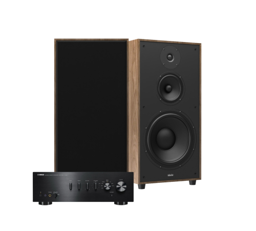 Yamaha A-S501 II & Indiana Line Utah 5 Valnöt, Hifipaket i gruppen Paket / Hifi - Musikanläggning hos Ljudfokus.se (SETUTAH5PKT2)