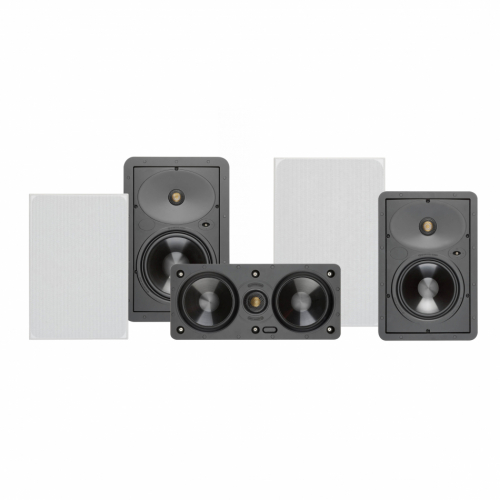 Monitor Audio W-180 Hgtalarpaket Hemmabio 5.0 i gruppen Paket / Hgtalare fr film hos Ljudfokus.se (SETW180PKT1)