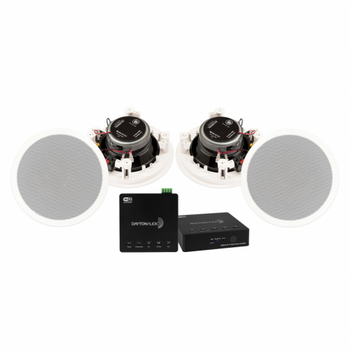 Dayton Audio WB40A & DLS IC611 Inbyggnadshgtalare, 2-PACK i gruppen Multiroom / Frstrkarpaket hos Ljudfokus.se (SETWB40APKT4)