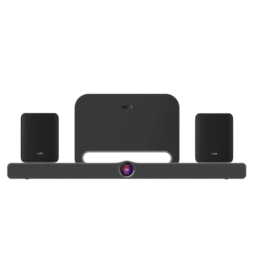 WiiM Bar med Sub Pro & Sound Lite hemmabiopaket 5.1.2 med Dolby Atmos, svart i gruppen Paket / Hemmabio - Surroundsystem hos Ljudfokus (SETWIIMBARPKT3)